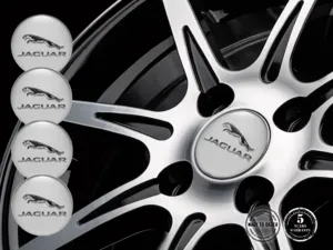 Jaguar Decalcomania Ruota Marca Etichette Cupola Pregiate